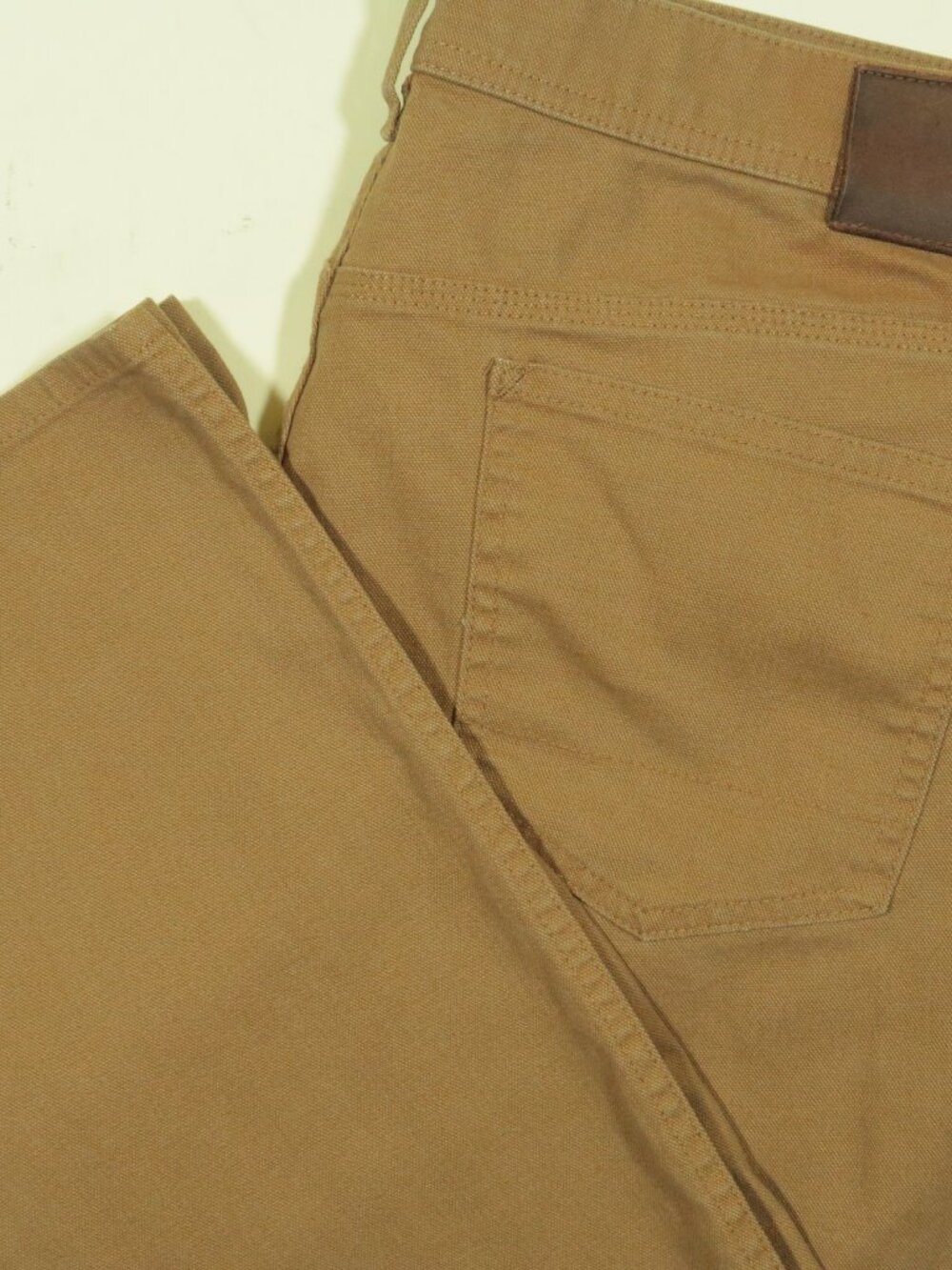 Duck Head Field Canvas Five Pocket Jeans Mens 36 Brown Buckskin Stretch